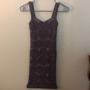 Purple Lace Dress (Very Stretchy)